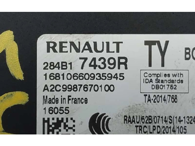 Pojistková skříňka Řídící jednotka BSM 284B17439R, A2C9987670100   Renault Megane IV 2016