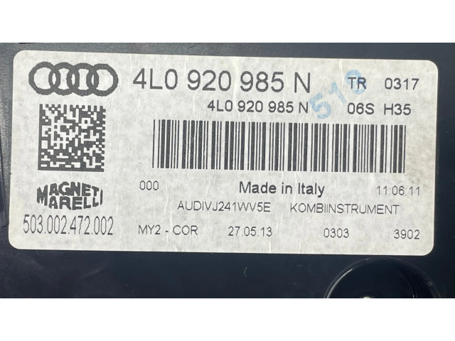 Панель приборов 4L0920985N, 503002472002   Audi Q7 4L       
