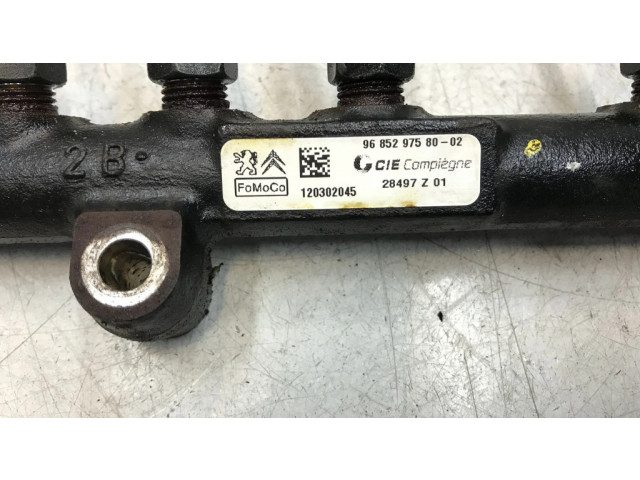 Vstřikovací lišta 9685297580, K1936   Ford Focus  pro naftový motor 1.6 T1DB 