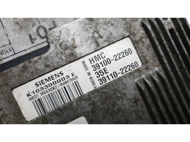 Řídící jednotka 39100-22260   Hyundai Accent 1996
