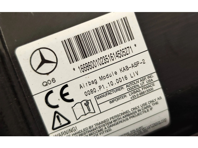 Подушка безопасности для колен 1668600102, KABASP2   Mercedes-Benz GLS X166