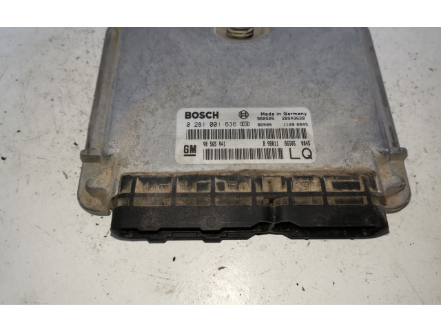 Блок управления двигателя 0281001636, 90565941   Opel Omega B1