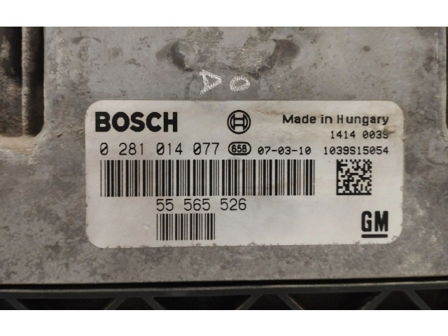 Řídící jednotka 55565526, 0281014077   Saab 9-3 Ver2 2008