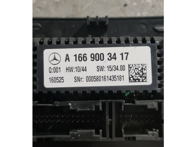 Блок управления климат-контролем A1669003417   MercedesBenz GLE (W166 - C292)