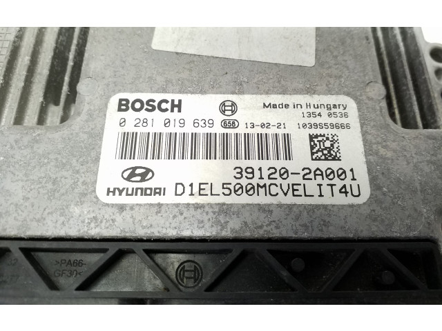Řídící jednotka 0281019639, 391202A001   Hyundai ix35 2013