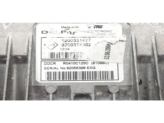 Řídící jednotka 8200331477, 8200374302   Nissan Kubistar 2004