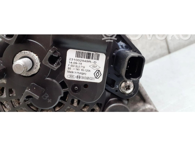 Генератор 231002949R, 231002949R   Renault Sandero I      