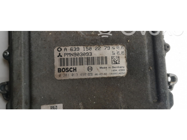 Řídící jednotka a6391502279, 0281013 498 a6391502279 PMN903093   Mitsubishi Colt 2010