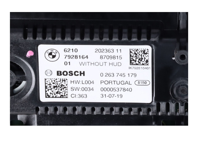 Přístrojová deska  BMW 3 G20 G21 2019 5A5A9F3  