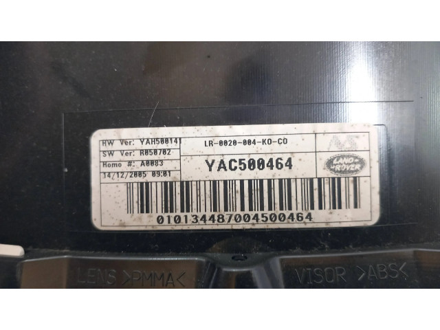 Панель приборов YAC500464, YAH500141   Land Rover Range Rover Sport L320       