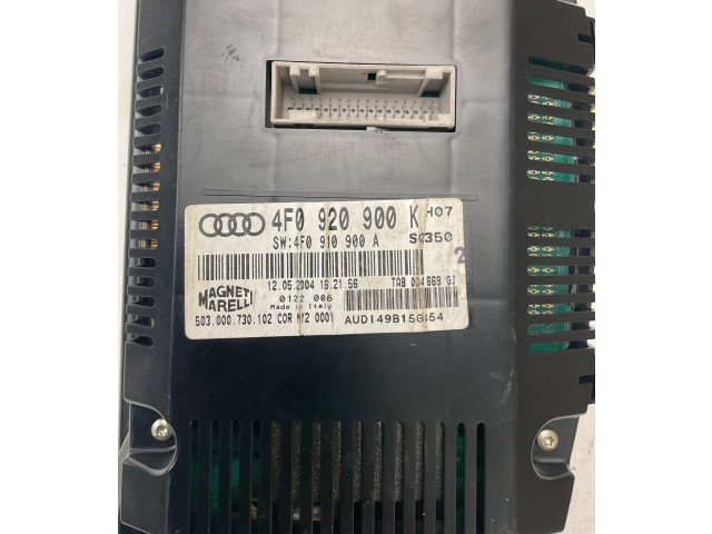 Přístrojová deska  Audi A6 Allroad C6 2007 4F0910900A, 4F0920900K  