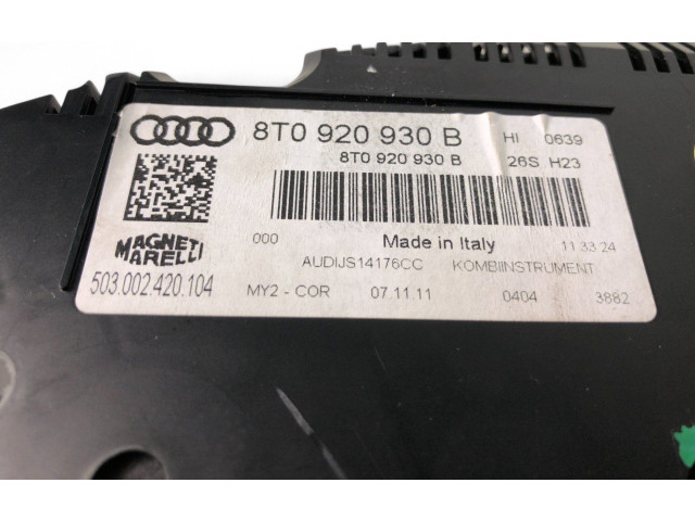 Přístrojová deska  Audi A5 2016 8T0920930B  