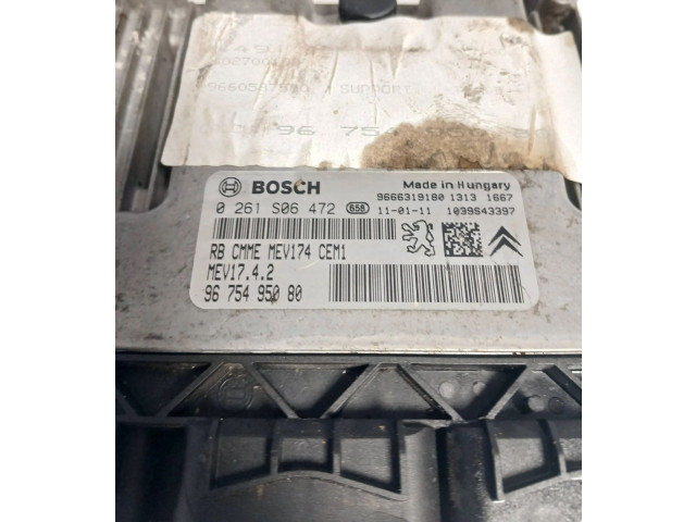 Řídící jednotka 9675495080, 9666319180   Peugeot 3008 I 2010