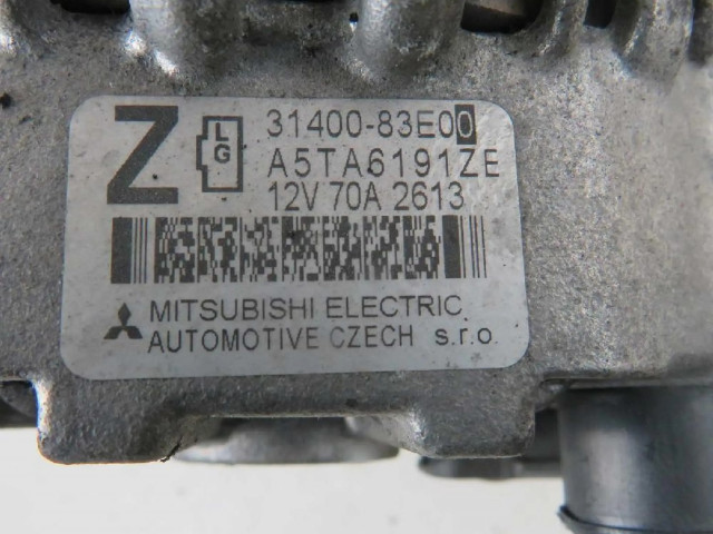 Генератор 31400-83E00, A5TA6191ZE   Suzuki Baleno IV      