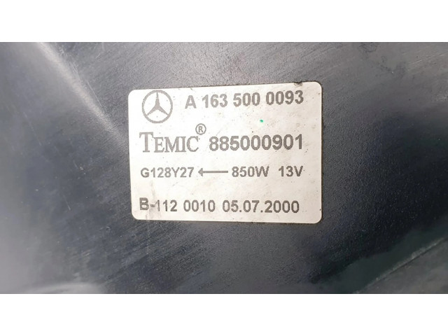 Вентилятор радиатора     885000901, 885001021    Mercedes-Benz ML W163 15.6