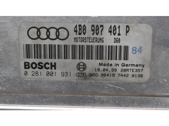 Řídící jednotka 4B0907401P, 4B0907401P   Audi A6 Allroad C5 1999