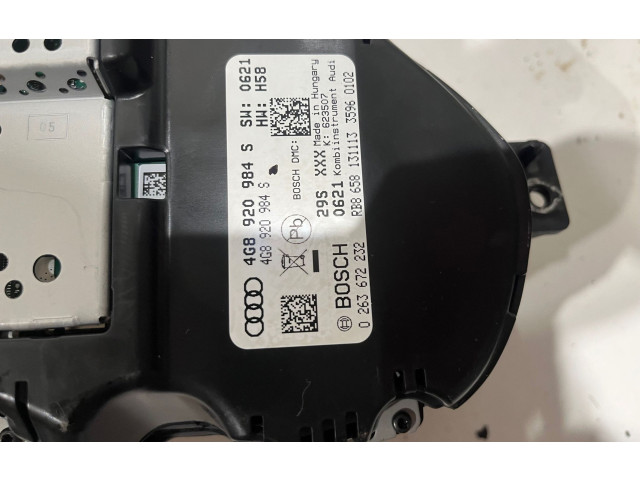 Přístrojová deska  Audi A7 S7 4G 2014 4G8920984S, 0263672232  