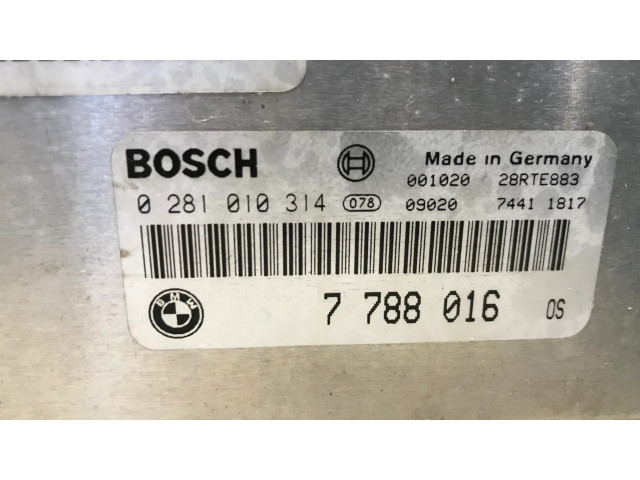Řídící jednotka 7788016, 0281010314   BMW 5 E39 2000