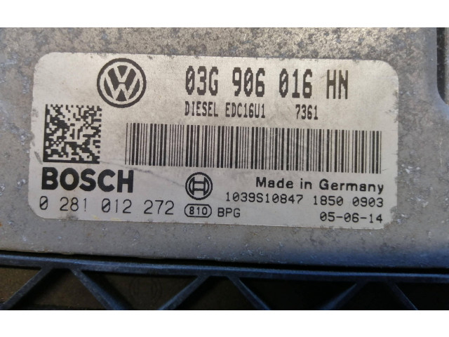 Блок управления двигателя 03G906021CG, 03G906021RM   Volkswagen Caddy