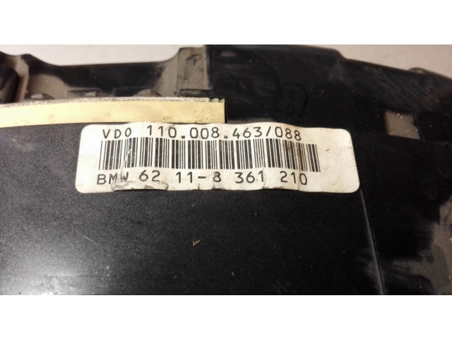 Přístrojová deska  BMW 3 E36 1998 62118361210, 110008463088  