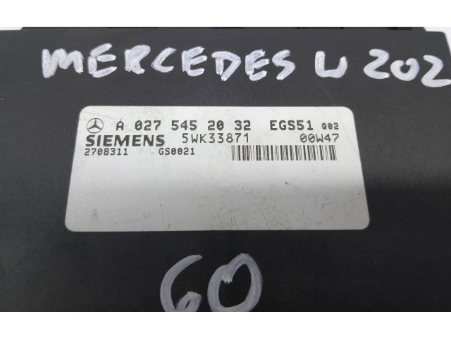 Блок управления надувных подушек A0275452032   Mercedes-Benz C AMG W202   