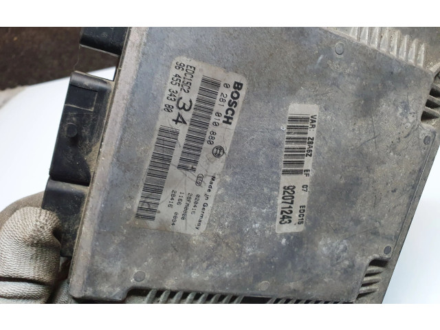 Řídící jednotka 9645534380, 0281010880   Peugeot 607 2003