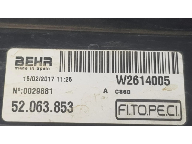 Вентилятор радиатора     52063853, 52217935    Fiat Fiorino 