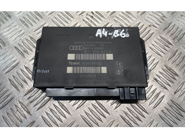Блок комфорта 8E0959433K   Audi A4 S4 B6 8E 8H   