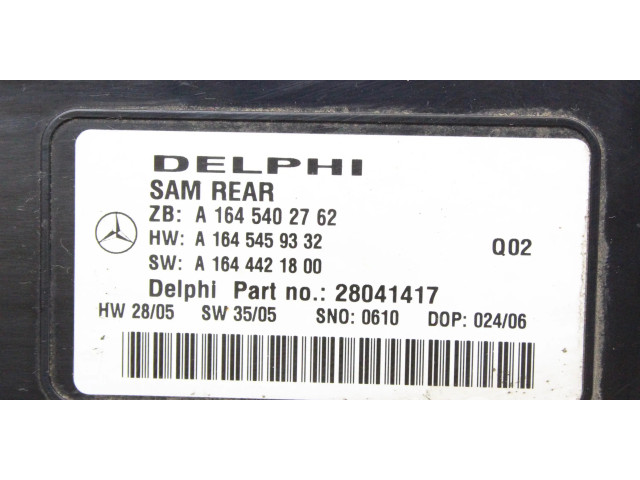 Řídící jednotka A6421506691, A1645402762   Mercedes-Benz ML W164 2006