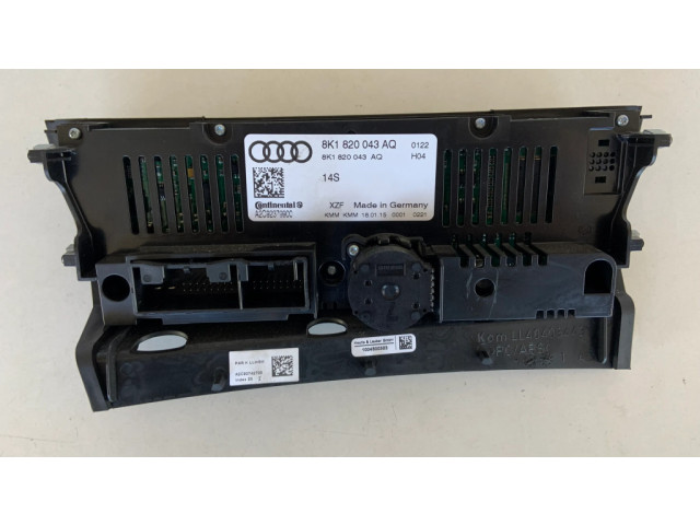 Блок управления климат-контролем 8K1820043AQ   Audi S5 Facelift