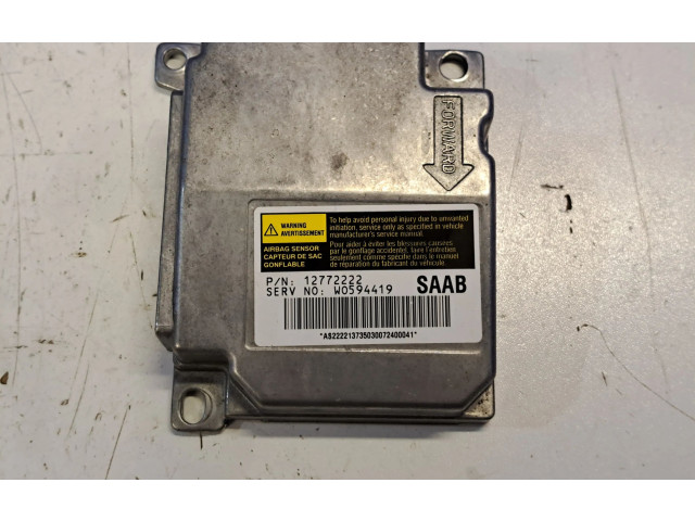 Блок подушек безопасности 12772222, W0594419   Saab 9-5