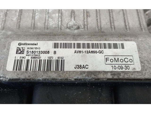 Блок управления двигателем ECU AV6112A650GC   Ford Grand C-MAX
