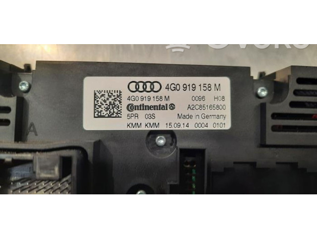 Блок управления климат-контролем 4G0919158M   Audi A6 S6 C7 4G