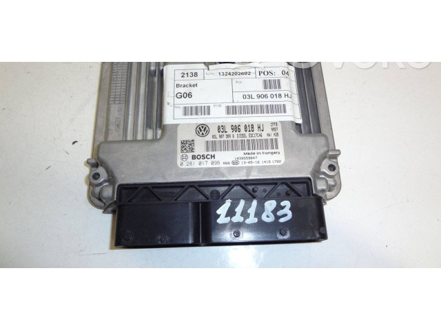 Блок управления двигателем Блок управления 03L906018HJ, 0281017096   Volkswagen Sharan