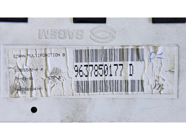 Дисплей    9637850177D, 9637850177   Peugeot 406