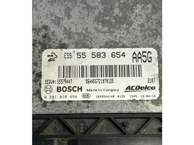 Řídící jednotka 55579447, 55583654   Opel Meriva B 2012
