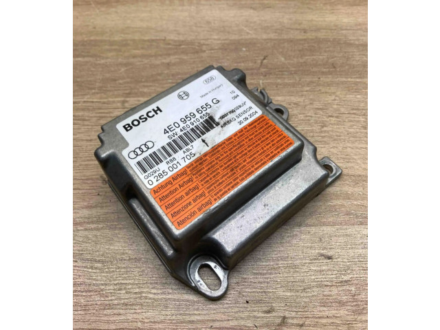 Блок подушек безопасности 4E0959655G, 0285001705   Audi A8 S8 D3 4E
