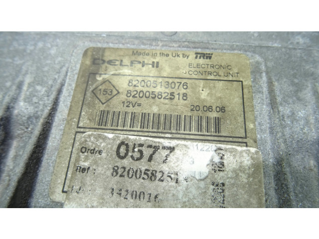 Řídící jednotka 8200513076, 8200582518   Renault Kangoo I 2006
