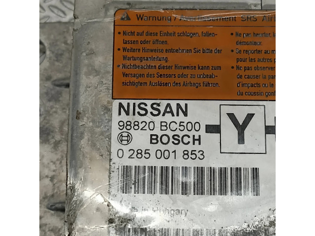 Блок подушек безопасности 98820BC500, 0285001853   Nissan Micra