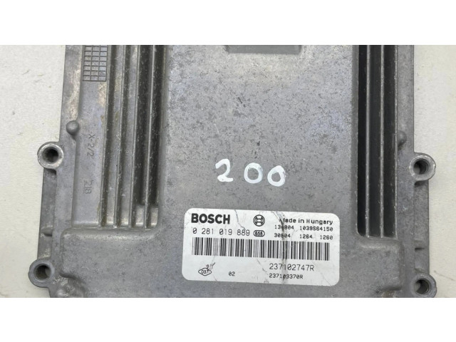 Řídící jednotka 0281019889   Renault Captur 2013
