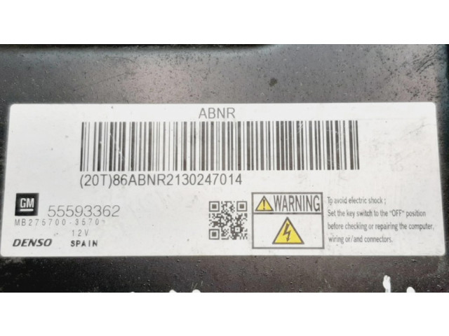 Блок управления двигателя 55593362, 86ABNR2130247014   Opel Meriva B
