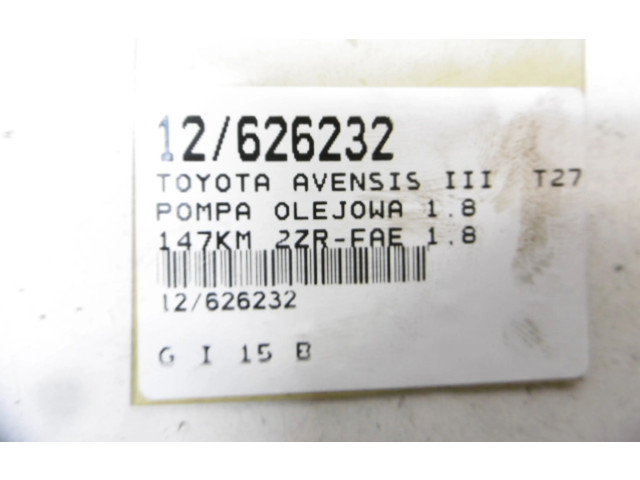 Čerpadlo oleje    Toyota Avensis T270   2