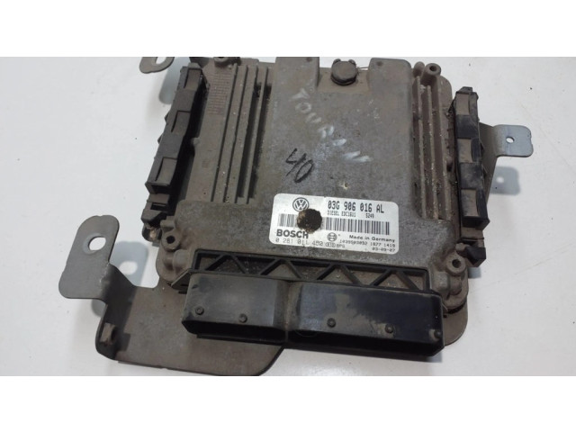 Блок управления двигателя 0281011450, 03G906016AL   Volkswagen Touran I