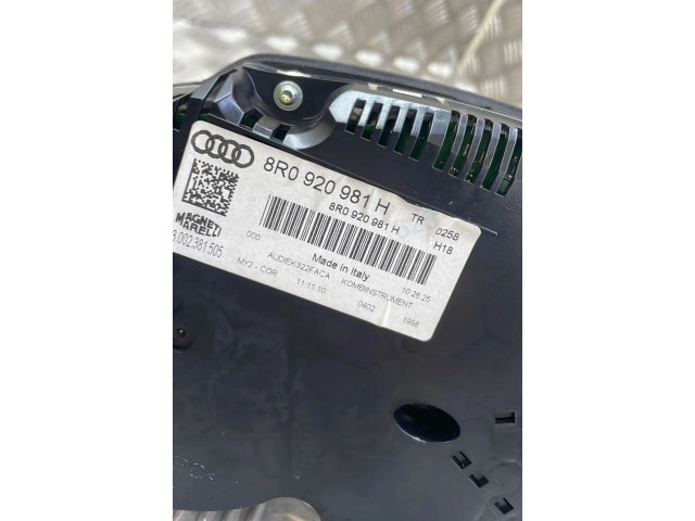 Панель приборов 8R0920981H, 8R0920981   Audi Q5 SQ5       