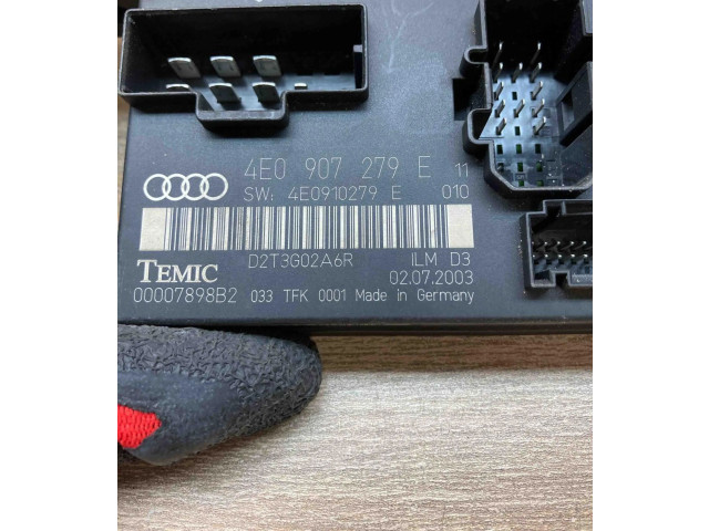 Комфортный модуль 4E0907279E, 4E0910279E    Audi A8 S8 D3 4E 2002 - 2009 года