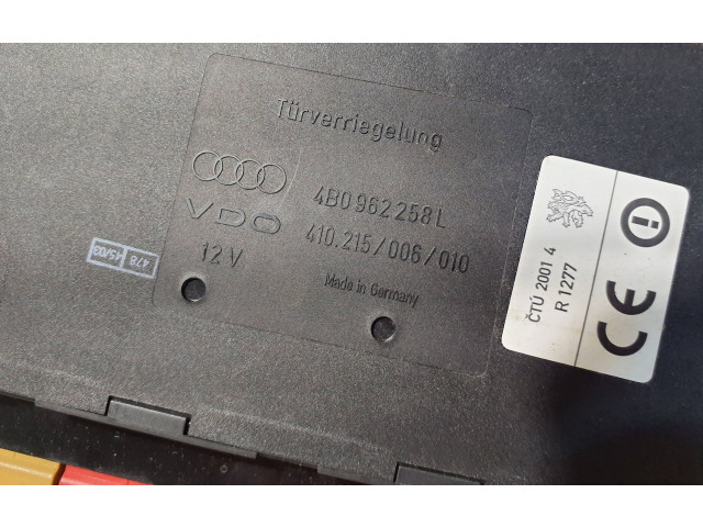 Блок комфорта 4B0962258L, 410215006010   Audi A6 S6 C5 4B   