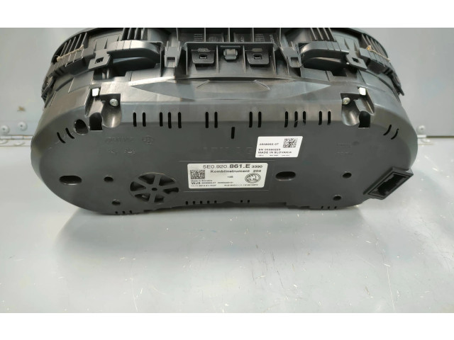 Přístrojová deska  Skoda Octavia Mk3 (5E) 2014 5E0920861E  