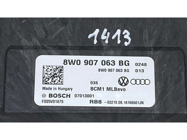 Блок комфорта 8W0907063BG, F005V01875   Audi Q7 4M   