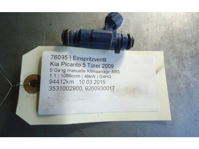 Vstřikovač 3531002900, 3531002900   KIA Picanto    G4HG 