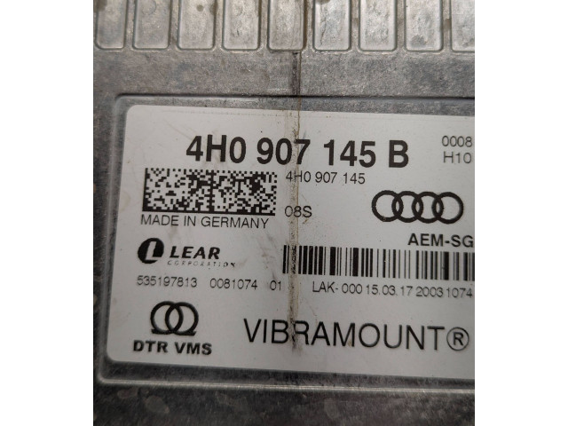 Pojistková skříňka Блок управления подвески 4H0907145B   Audi A6 S6 C7 4G 2017